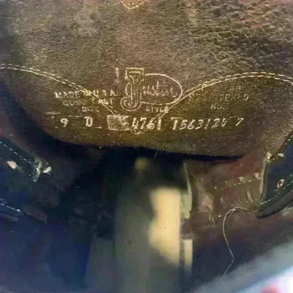 Justin Western Cowboy Work Boots Size 9D made in USA rodeo everyday casual - Picture 11 of 11